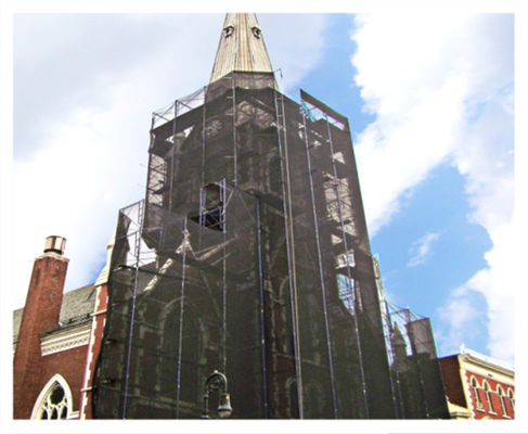 Плетение твердых частиц пламени черное огнезамедлительное падение 80gsm 2m x 50m предотвратило