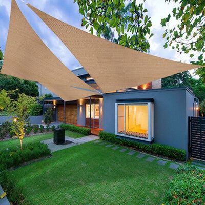 Высокий PU Gsm покрыл водоустойчивое ветрило тени для сада